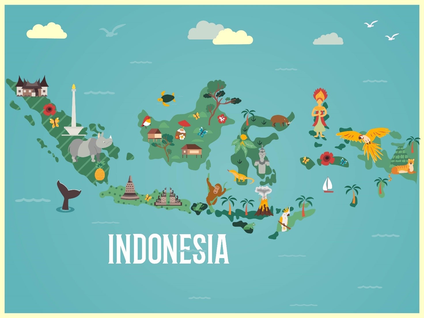 Infografica tour Indonesia