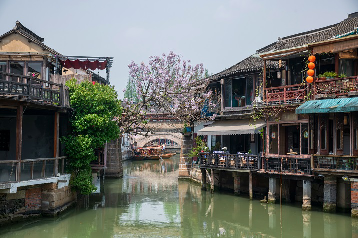 citt&agrave; sull'acqua Cina