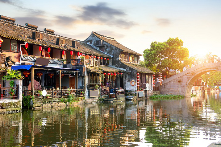 citt&agrave; sull'acqua Cina