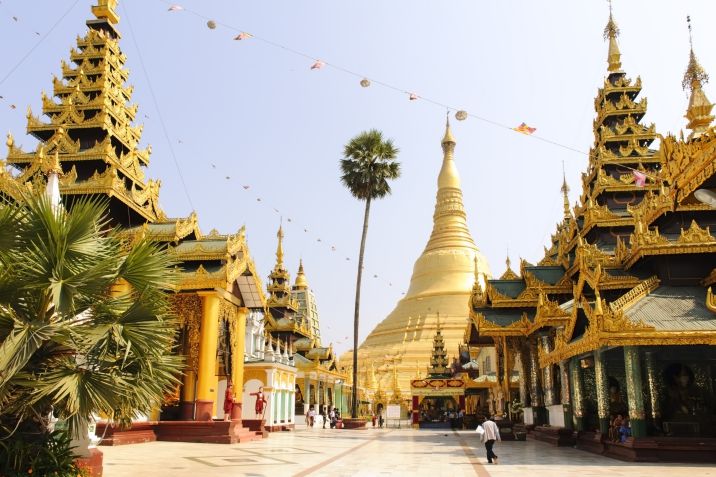Yangon in Birmania Yangon in Birmania